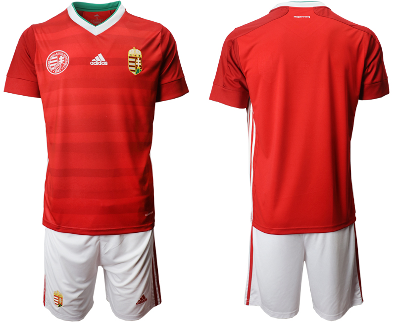 Men 2021 European Cup Hungary red home Soccer Jersey